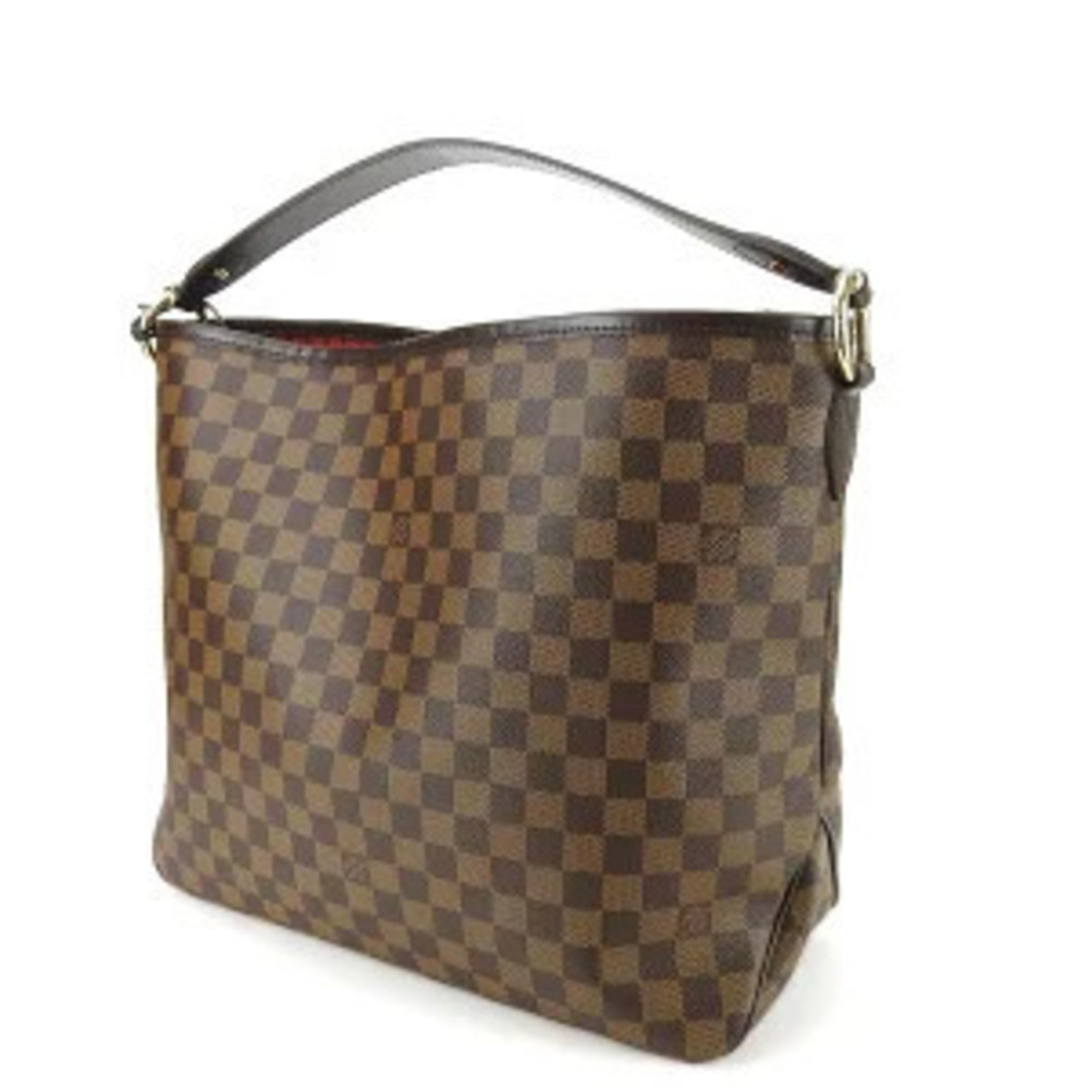 Louis Vuitton One Shoulder Bag Brown Delightful Canvas Ebene Damier